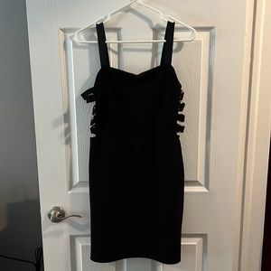 black express bondage dress